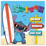 Магнитен пъзел 60 ел. Лило и Стич Lilo and Stitch 18x18x2 см с 3 пъзела по 20 ел.